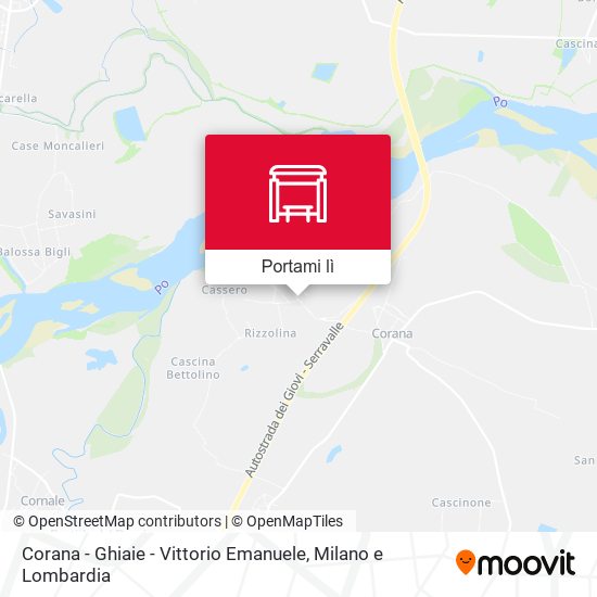 Mappa Corana - Ghiaie - Vittorio Emanuele