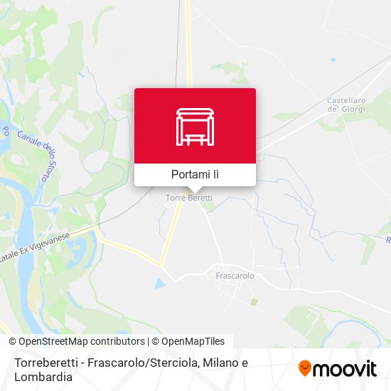 Mappa Torreberetti - Frascarolo / Sterciola