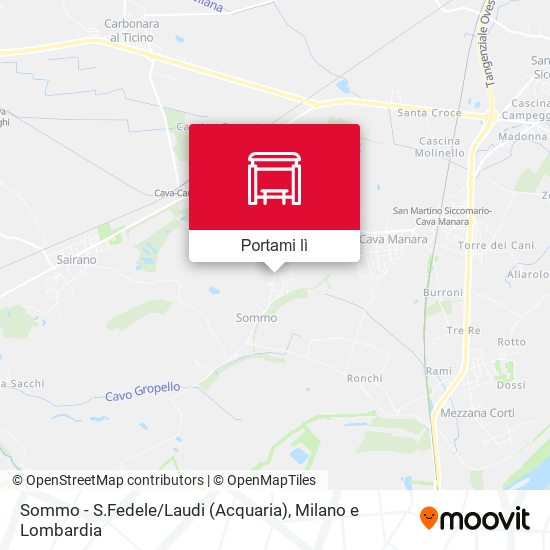 Mappa Sommo - S.Fedele / Laudi (Acquaria)