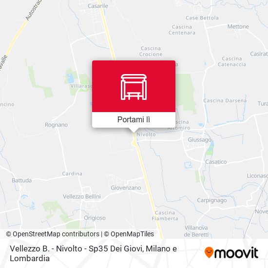 Mappa Vellezzo B. - Nivolto - Sp35 Dei Giovi