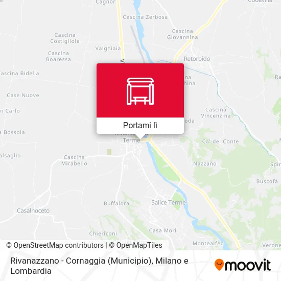 Mappa Rivanazzano - Cornaggia (Municipio)
