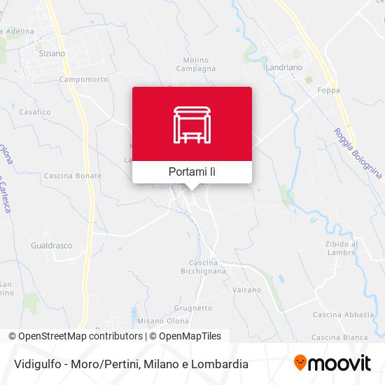 Mappa Vidigulfo - Moro/Pertini