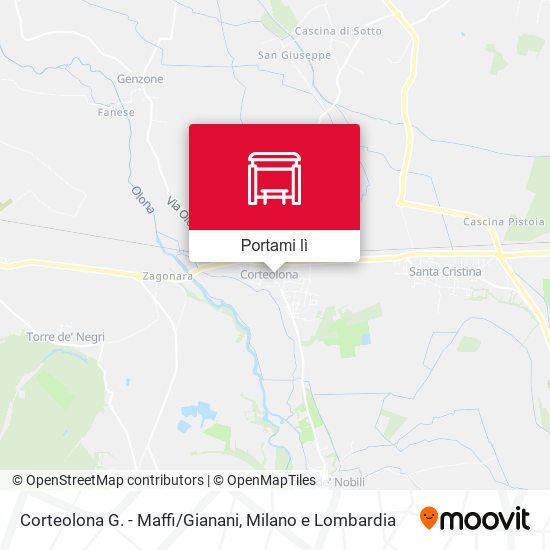 Mappa Corteolona G. - Maffi/Gianani