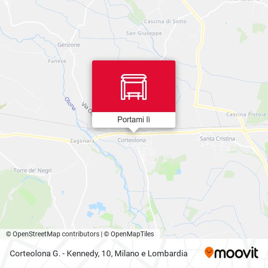 Mappa Corteolona G. - Kennedy, 10