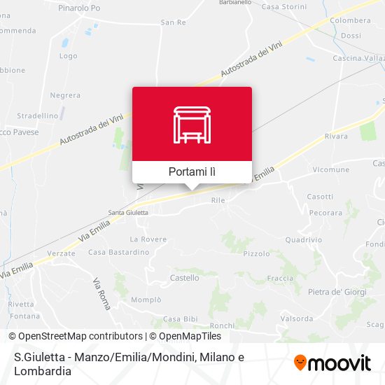 Mappa S.Giuletta - Manzo / Emilia / Mondini