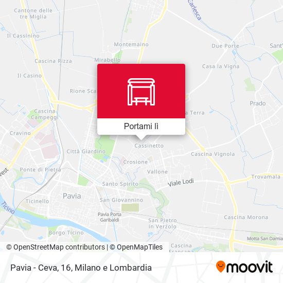 Mappa Pavia - Ceva, 16