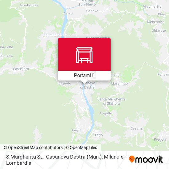 Mappa S.Margherita St. -Casanova Destra (Mun.)