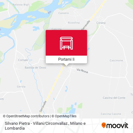 Mappa Silvano Pietra - Villani / Circonvallaz.