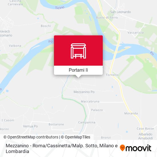 Mappa Mezzanino - Roma / Cassinetta / Malp. Sotto