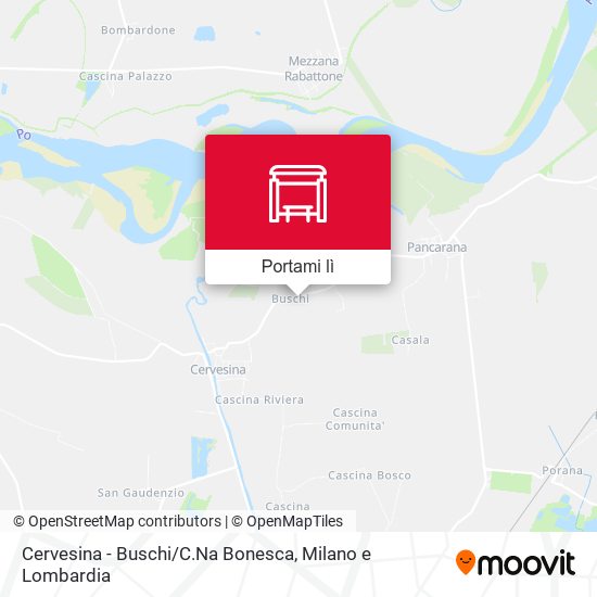 Mappa Cervesina - Buschi / C.Na Bonesca