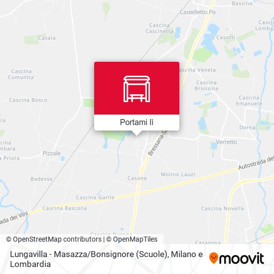 Mappa Lungavilla - Masazza / Bonsignore (Scuole)