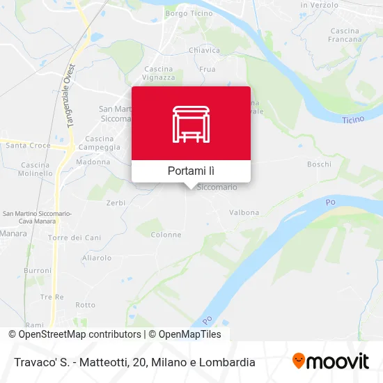 Mappa Travaco' S. - Matteotti, 20