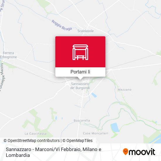 Mappa Sannazzaro - Marconi / Vi Febbraio