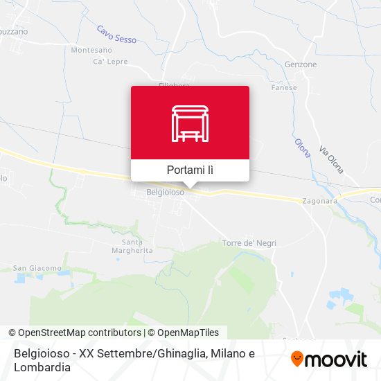 Mappa Belgioioso - XX Settembre / Ghinaglia