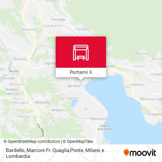 Mappa Bardello, Marconi Fr. Quaglia,Ponte
