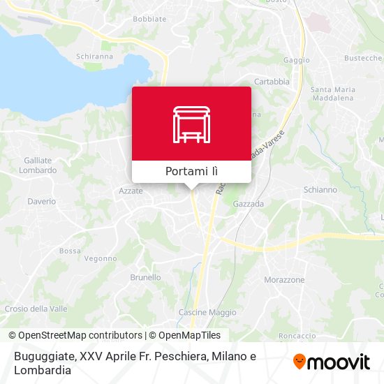 Mappa Buguggiate, XXV Aprile Fr. Peschiera