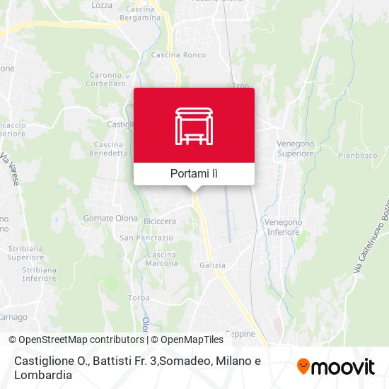 Mappa Castiglione O., Battisti Fr. 3,Somadeo