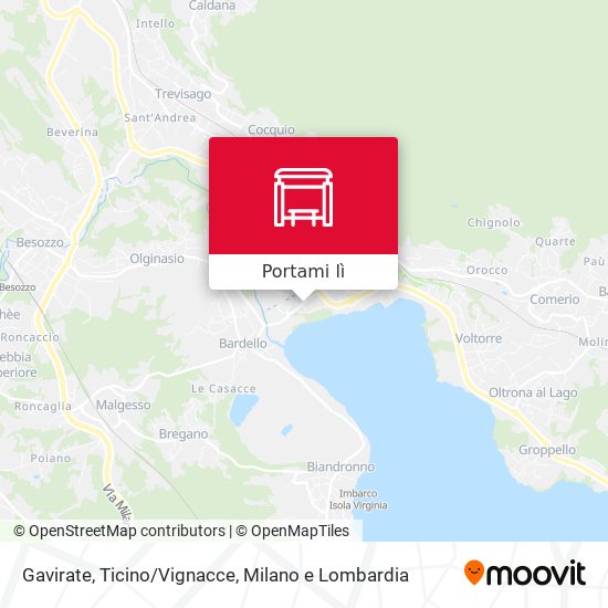 Mappa Gavirate, Ticino/Vignacce
