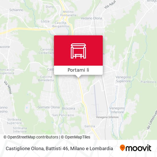 Mappa Castiglione Olona, Battisti 46