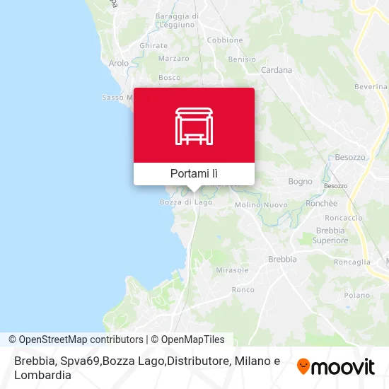 Mappa Brebbia, Spva69,Bozza Lago,Distributore