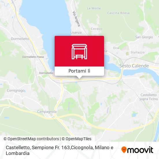 Mappa Castelletto, Sempione Fr. 163,Cicognola