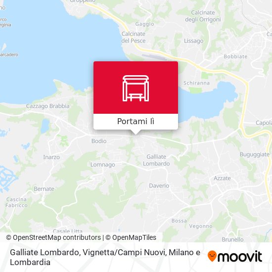 Mappa Galliate Lombardo, Vignetta / Campi Nuovi