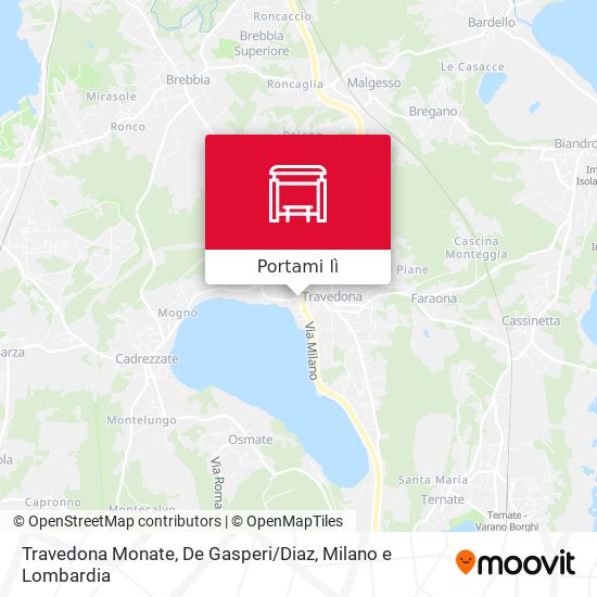 Mappa Travedona Monate, De Gasperi / Diaz
