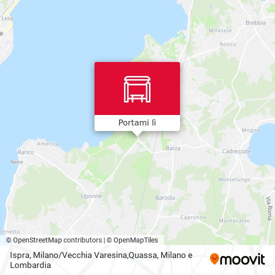Mappa Ispra, Milano / Vecchia Varesina,Quassa