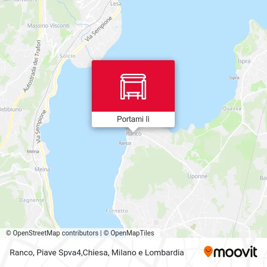 Mappa Ranco, Piave Spva4,Chiesa