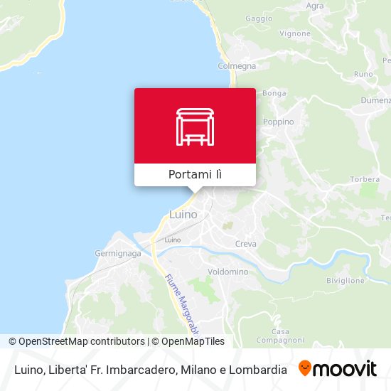 Mappa Luino, Liberta' Fr. Imbarcadero