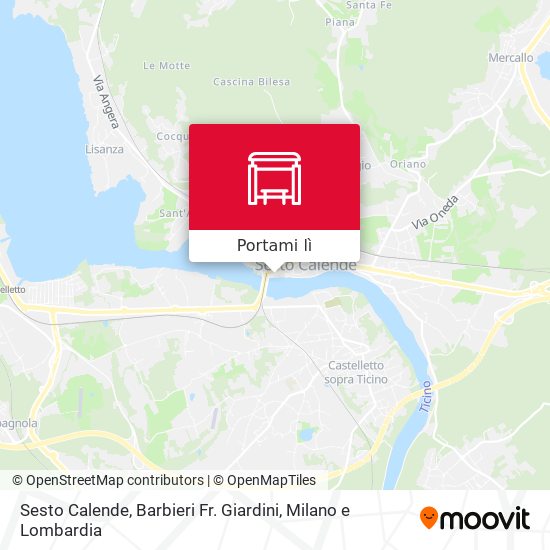 Mappa Sesto Calende, Barbieri Fr. Giardini