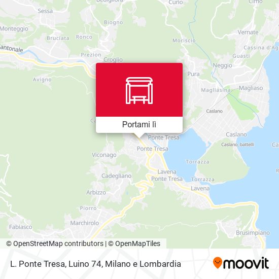 Mappa L. Ponte Tresa, Luino 74