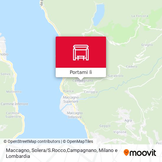 Mappa Maccagno, Solera / S.Rocco,Campagnano