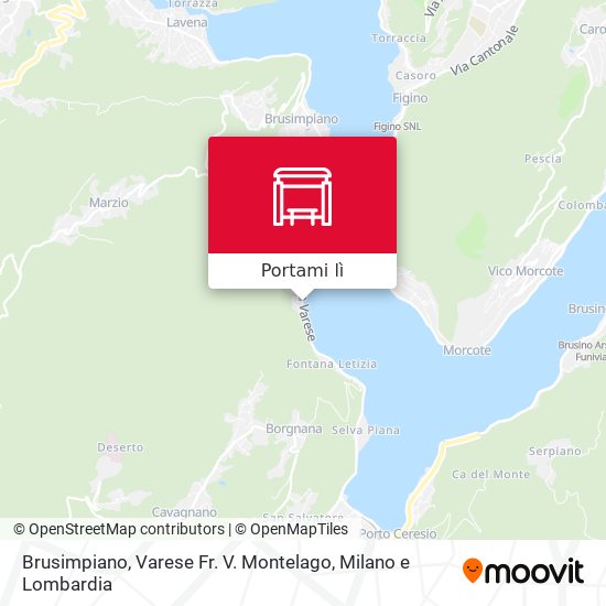 Mappa Brusimpiano, Varese Fr. V. Montelago