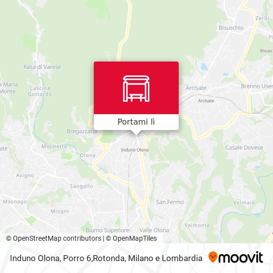 Mappa Induno Olona, Porro 6,Rotonda