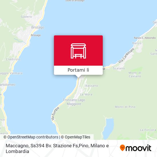 Mappa Maccagno, Ss394 Bv. Stazione Fs,Pino