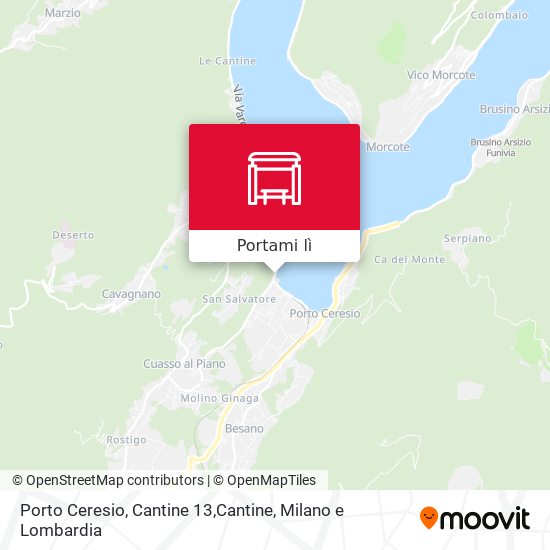 Mappa Porto Ceresio, Cantine 13,Cantine