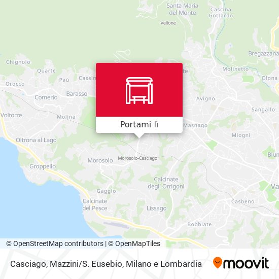 Mappa Casciago, Mazzini/S. Eusebio