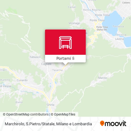 Mappa Marchirolo, S.Pietro/Statale