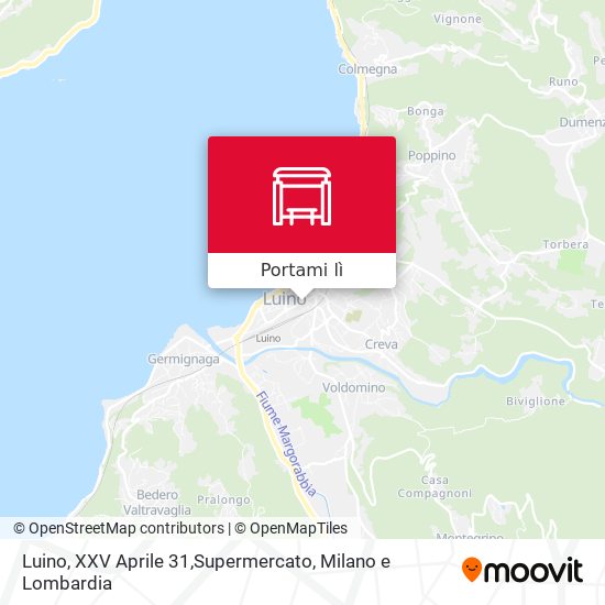 Mappa Luino, XXV Aprile 31,Supermercato