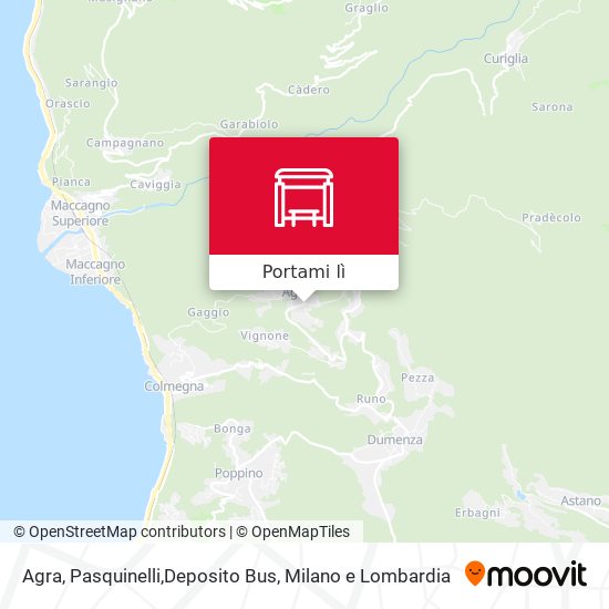 Mappa Agra, Pasquinelli,Deposito Bus