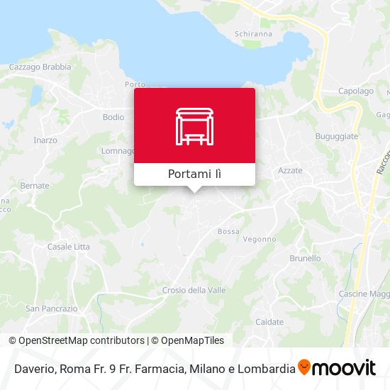 Mappa Daverio, Roma Fr. 9 Fr. Farmacia