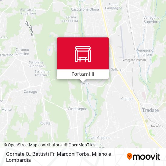 Mappa Gornate O., Battisti Fr. Marconi,Torba