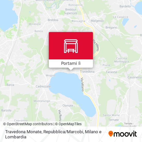 Mappa Travedona Monate, Repubblica / Marcobi