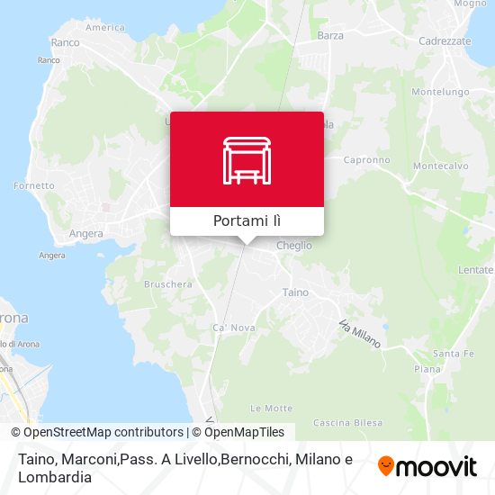 Mappa Taino, Marconi,Pass. A Livello,Bernocchi