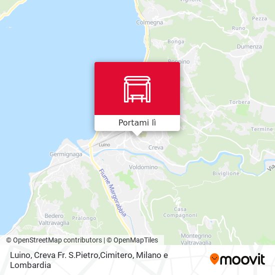 Mappa Luino, Creva Fr. S.Pietro,Cimitero