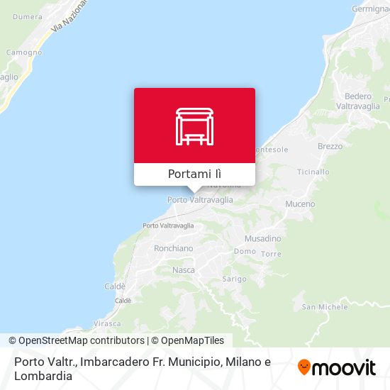 Mappa Porto Valtr., Imbarcadero Fr. Municipio
