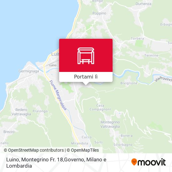 Mappa Luino, Montegrino Fr. 18,Governo