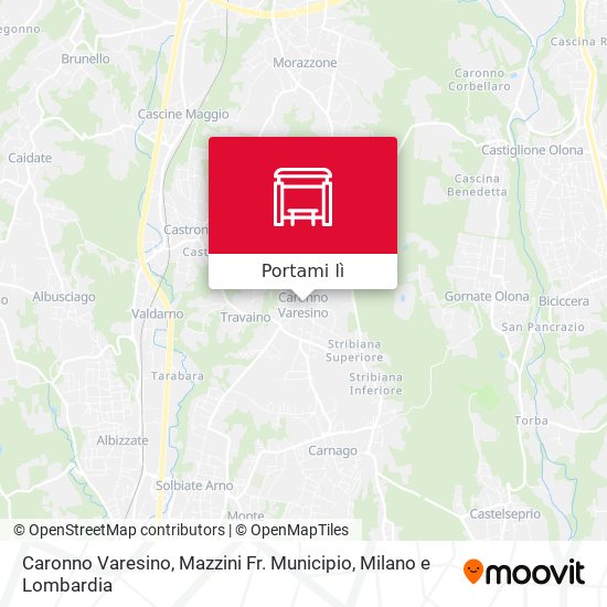 Mappa Caronno Varesino, Mazzini Fr. Municipio
