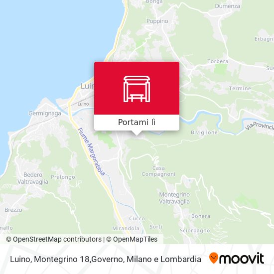 Mappa Luino, Montegrino 18,Governo